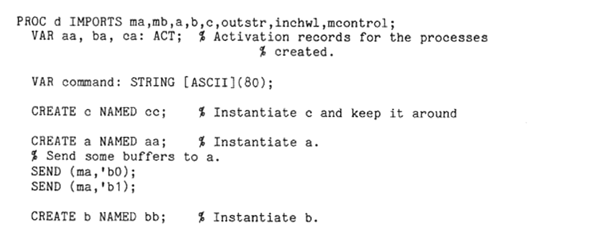 The operator procedure d from the solution to problem six in the RED Rationale
