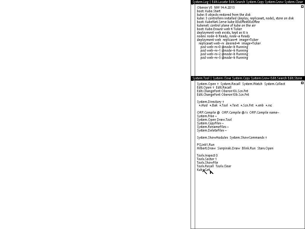 Die Control Plane in QEMU nach einem Neustart