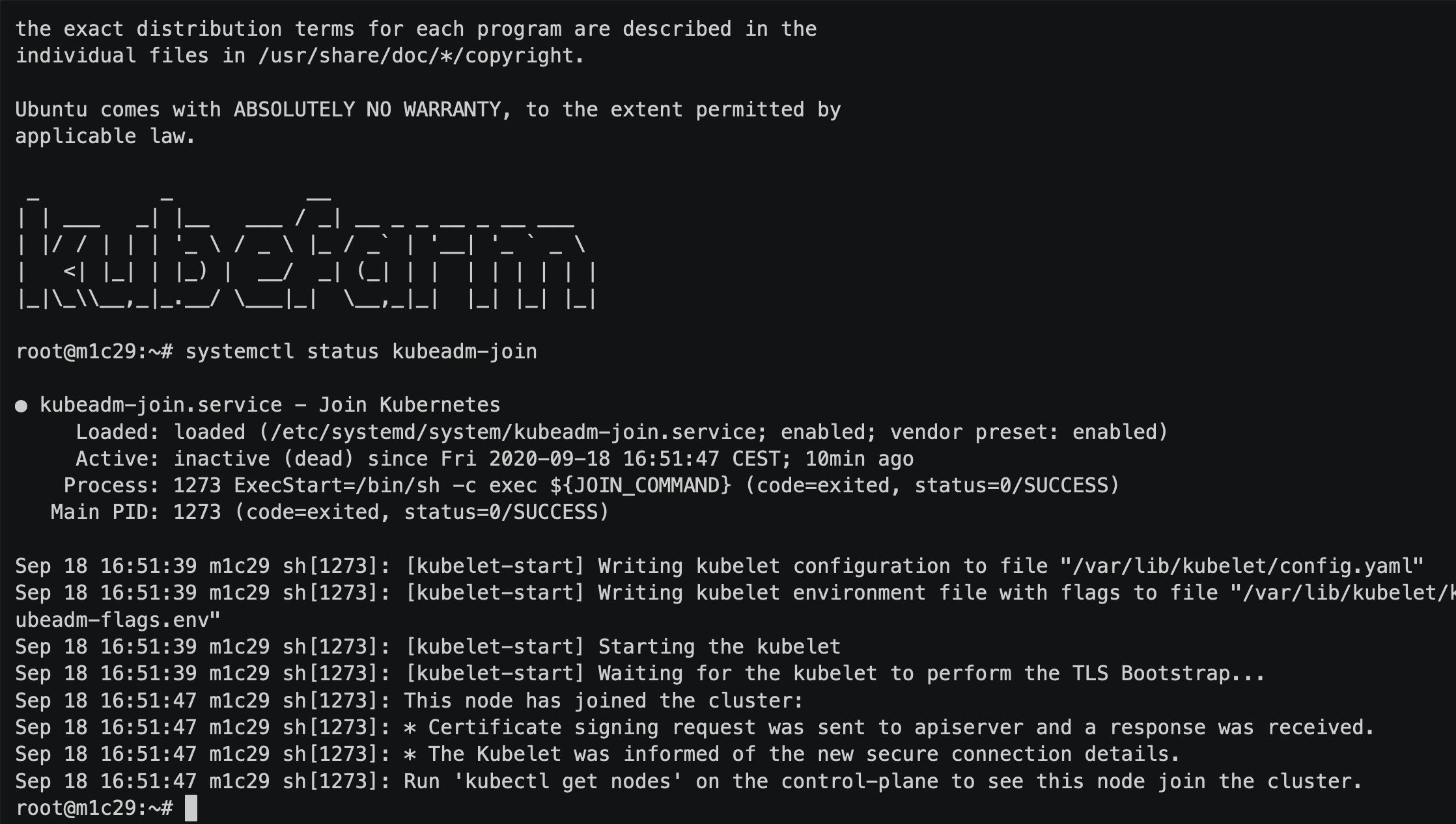 Kubefarm Node Booting Process