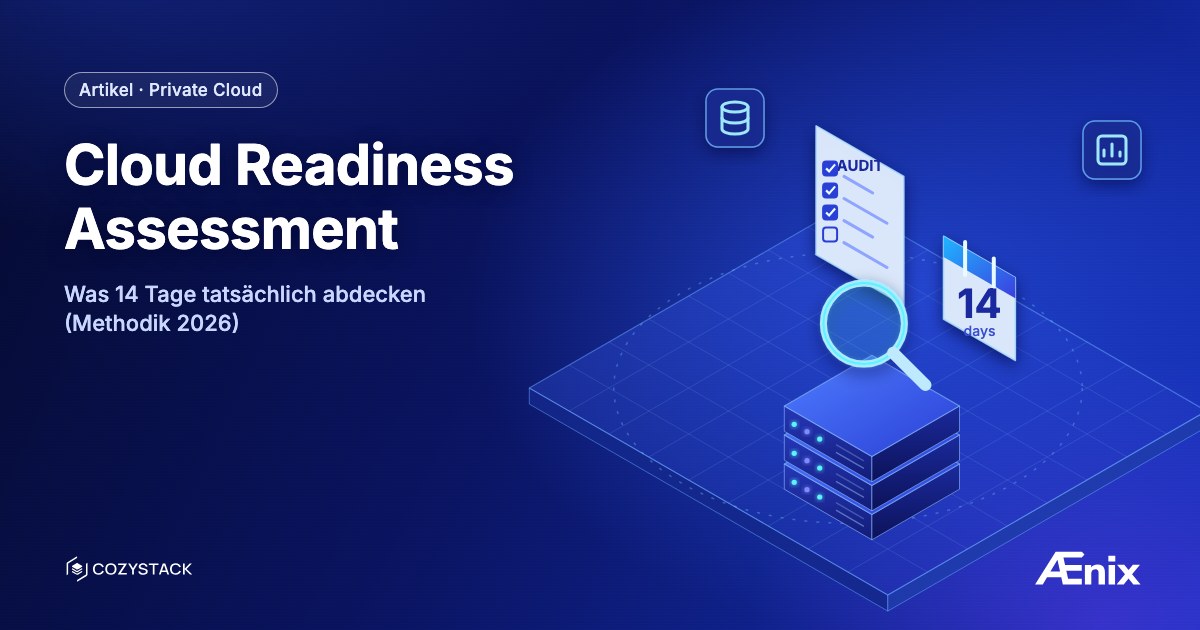 Cloud Readiness Assessment — was 14 Tage tatsächlich abdecken (Methodik 2026)