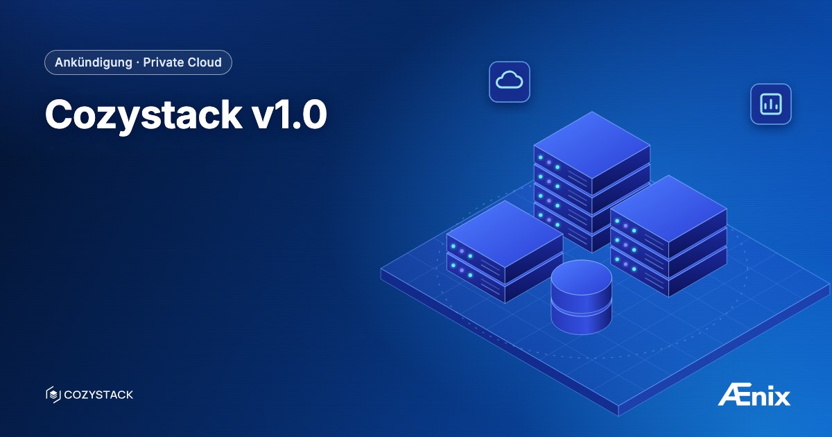 Cozystack v1.0 und v1.1: paketbasierte Architektur, Cozystack Operator, Velero Strategy Controller, MongoDB und OpenBAO
