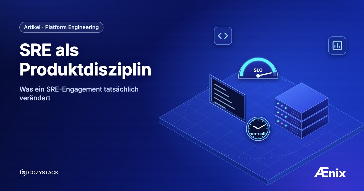 SRE als Produktdisziplin — was ein SRE-Engagement tatsächlich verändert