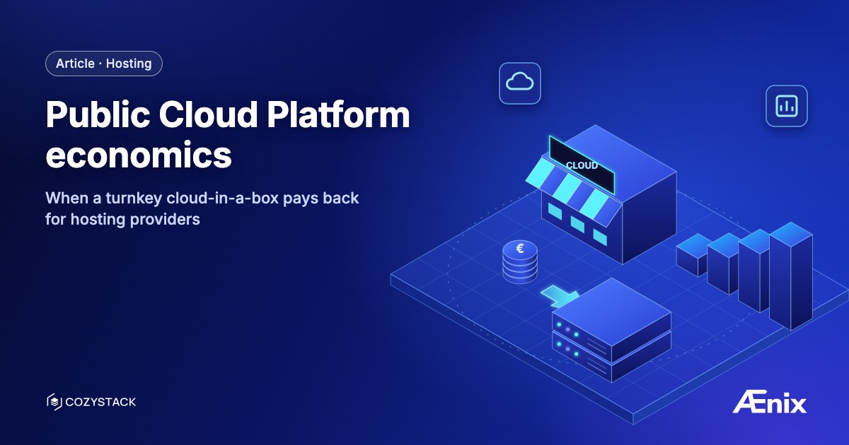 Public Cloud Platform economics — when a turnkey cloud-in-a-box pays back for hosting providers