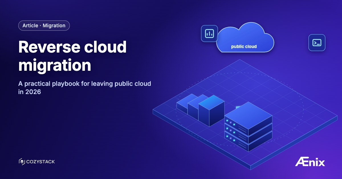 Reverse cloud migration — a practical playbook for leaving public cloud in 2026