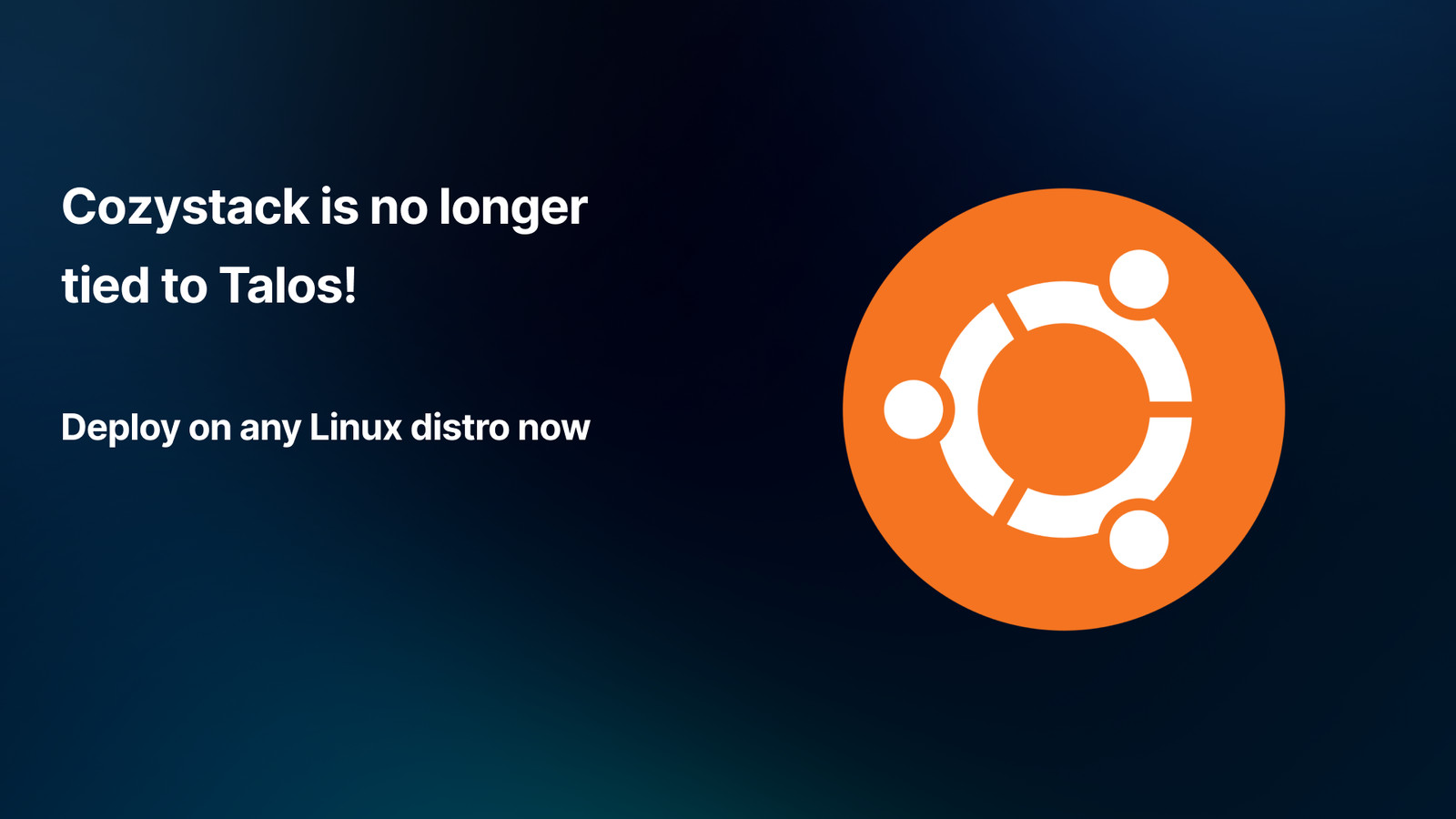 Cozystack Is No Longer Tied to Talos: Deploy on Any Linux Distribution