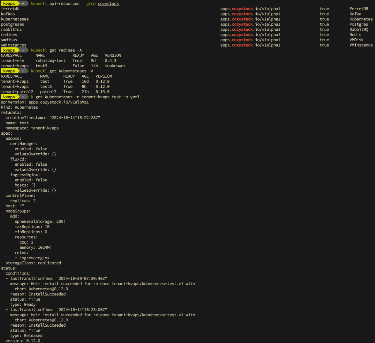Öffentlicher API-Server in Cozystack v0.18