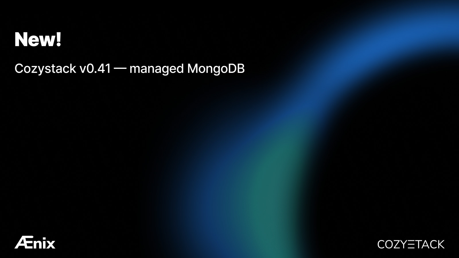 Managed MongoDB in Cozystack v0.41