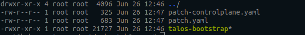 Abb. 3: Inhalt des Verzeichnisses /opt/cozystack