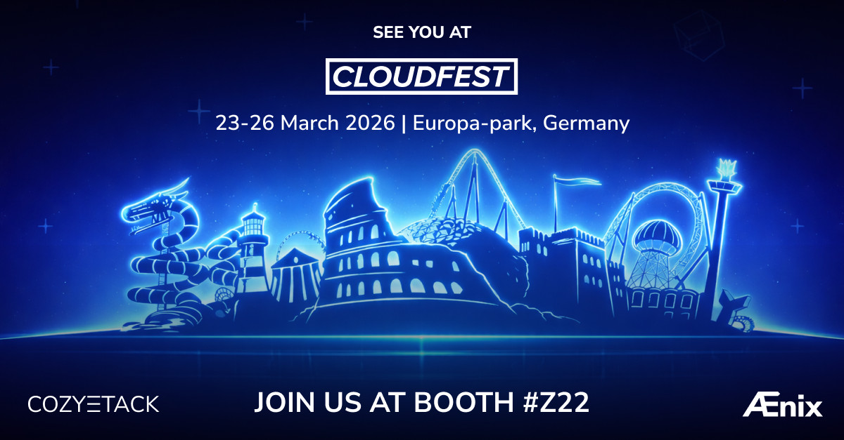 Ænix auf der CloudFest 2026, Stand Z22